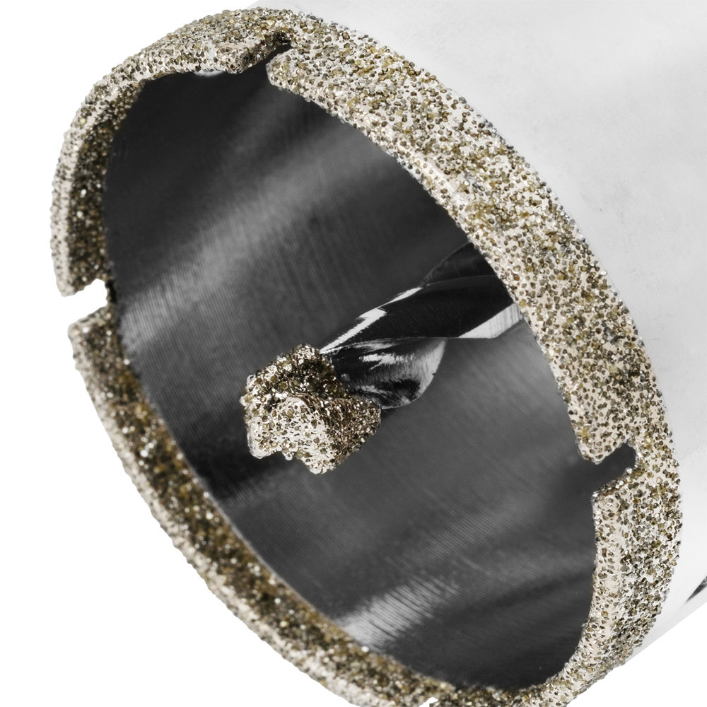 Сверло алмазное по керамограниту, 45 х 67 мм, трехгранный хвостовик Matrix (726453)