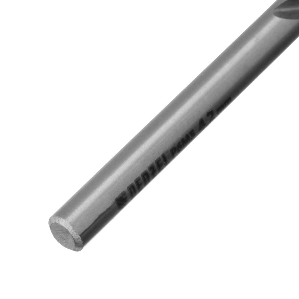 Сверло спиральное по металлу 4,2 x 75 мм, Р6М5, Golden Tip Denzel (718230)