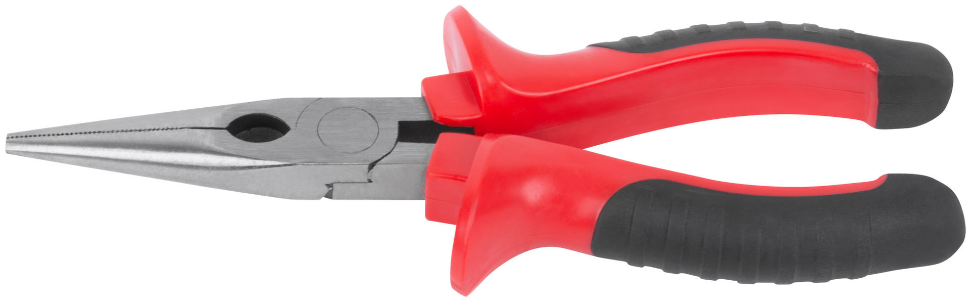 Тонконосы Оптима, двухцветные обрезиненные ручки, полированная сталь 165 мм (47557)