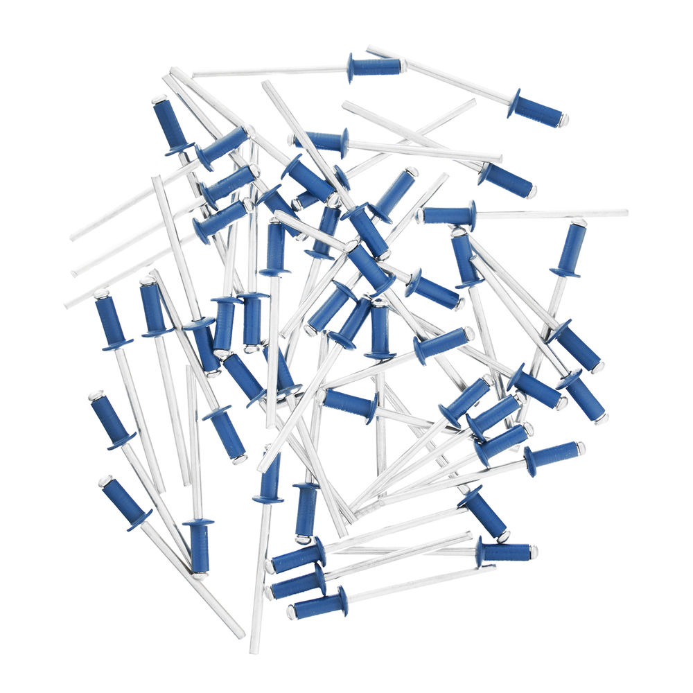 Заклепки 4.0 х 10 мм RAL 5005, синие, 50 шт Matrix (40686)