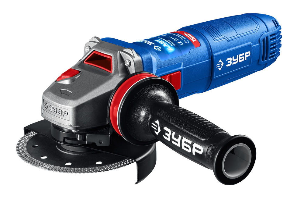 УШМ 1500 Вт d125 мм регулировка оборотов фланец МИГ ЗУБР Профессионал УШМ-П125-1505 ЭПСТ