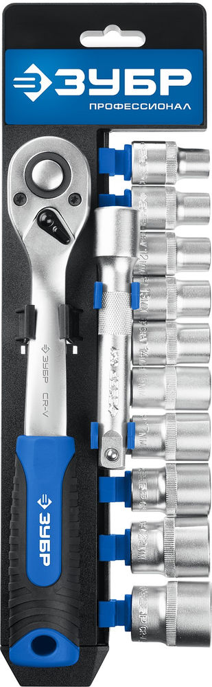 Набор торцовых головок 12 предм. 1/2 Профессионал ЗУБР ТБ-12Б 27647-H12