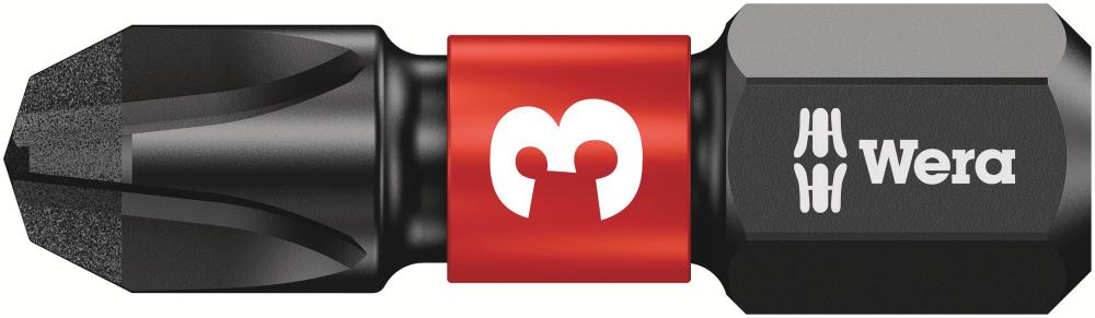 Бита ударная PH 3 x 25 мм алмаз 1/4 C6.3 Impaktor серия 851/1 IMP DC PH Wera WE-057617