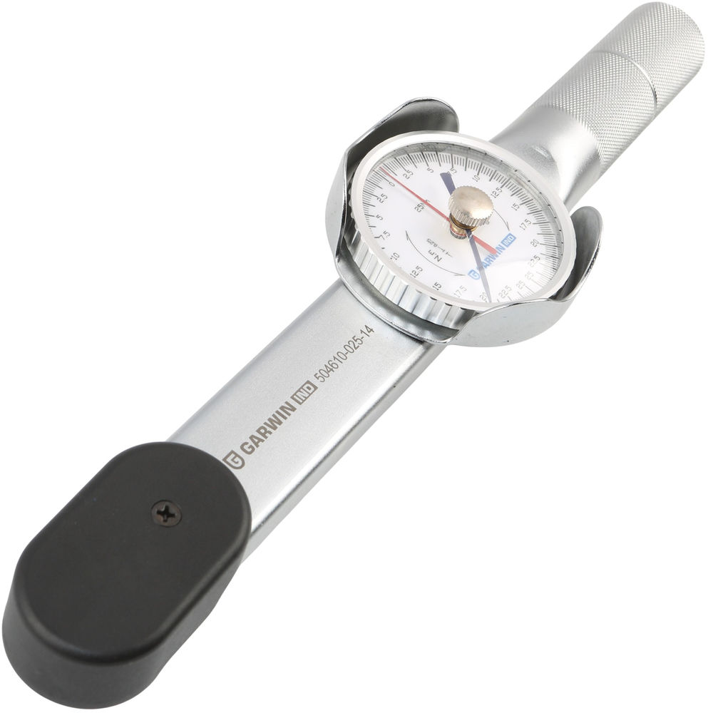 Динамометрический ключ 0-25 Нм, стрелочного типа, двусторонний, с приводным квадратом 1/4, GARWIN INDUSTRIAL, 504610-025-14