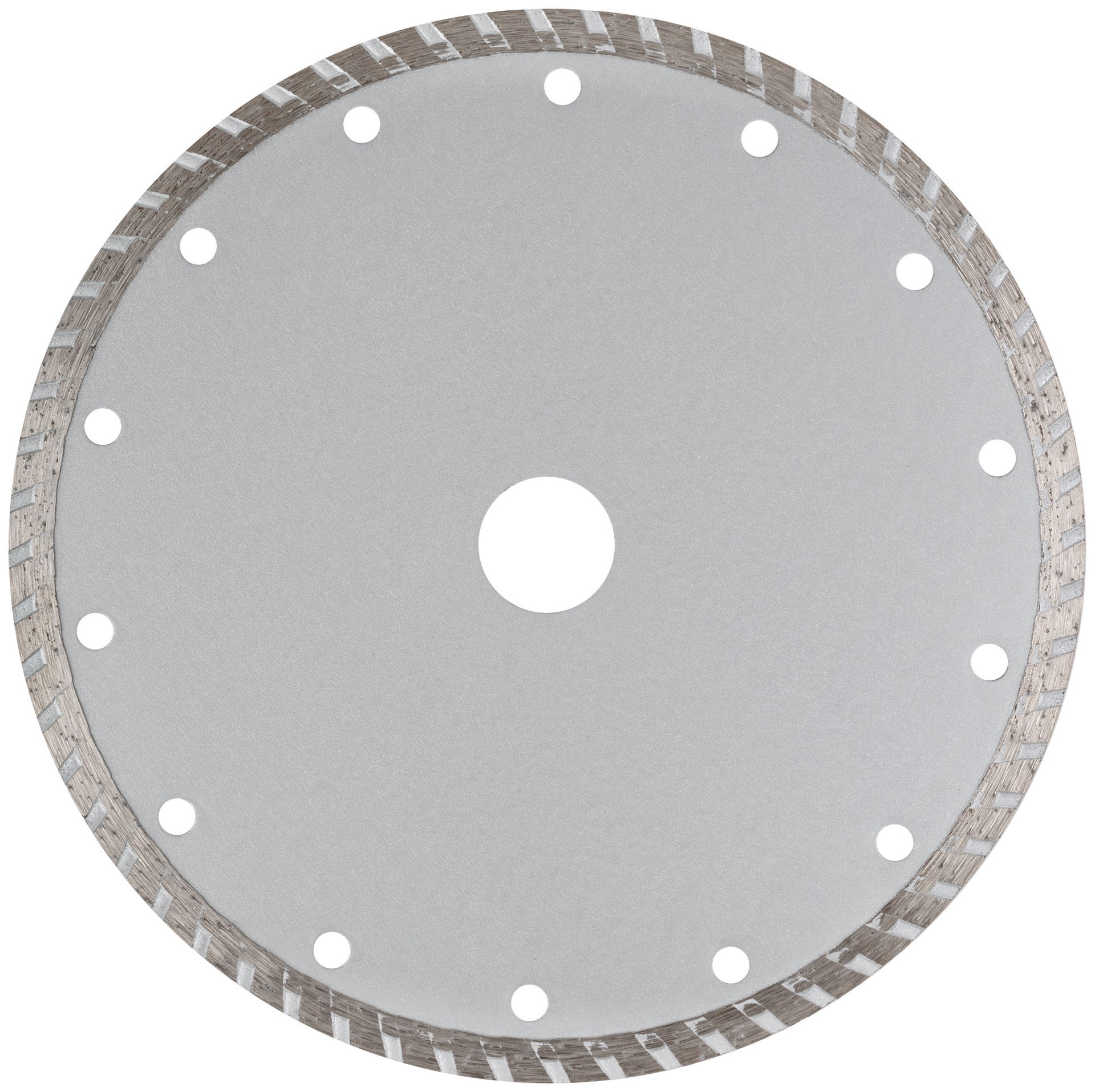 Диск отрезной алмазный турбо (сухая и влажная резка) 180х2,6х7,5х22,2 мм (37475)