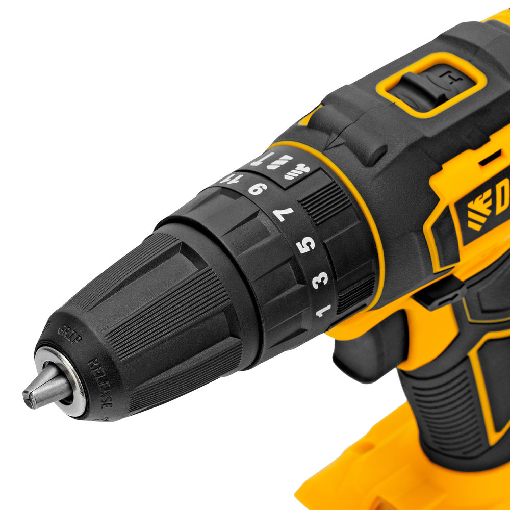 Дрель-шуруповерт аккумуляторная ударная CID-18-0, Li-Ion, 18 В Denzel (26136)