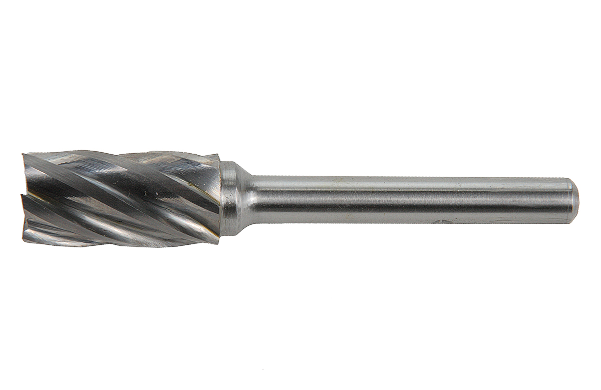 Борфреза цилиндрическая с торцевыми зубьями 12x25x69 мм, VHM, AL, форма B (серия 900531) GARWIN INDUSTRIAL 900531-122569