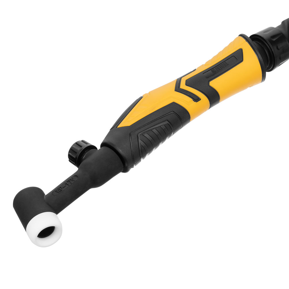 Горелка сварочная TIG WP17V, прямое подключение к баллону, 4 метра Denzel (93643)