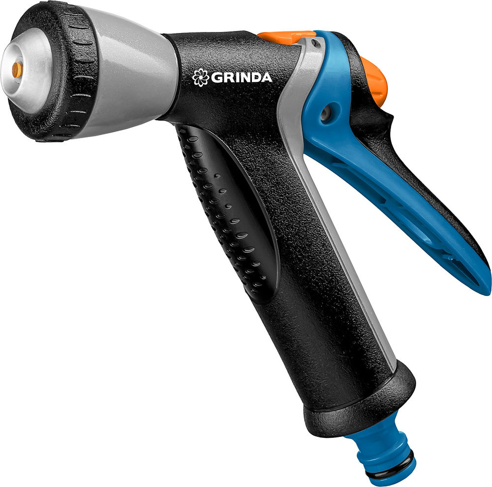 Поливочный пистолет BM-R, плавная регулировка, курок сзади, металлический с TPR, PROLine GRINDA 8-427311_z02