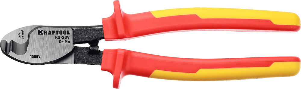 Диэлектрический кабелерез KS-20V, 1000 В, d 11 мм, 200 мм KRAFTOOL 23333-20V