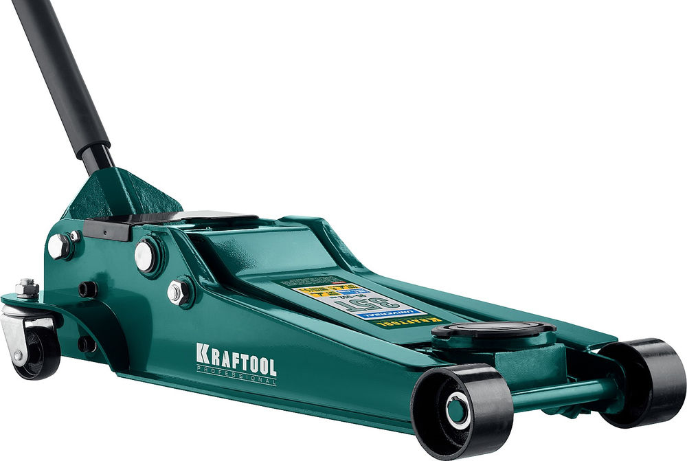 Домкрат подкатной универсальный 3.5 т, 95 - 552 мм для СТО UNIVERSAL KRAFTOOL 43454-3.5