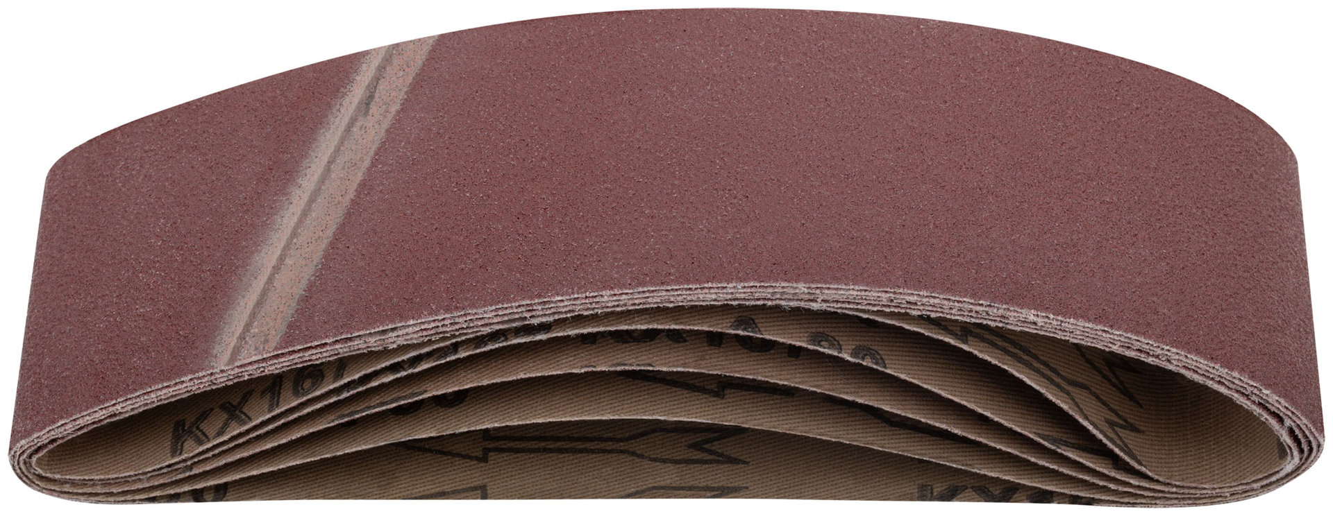 Ленты шлифовальные бесконечные, водостойкие, на тканевой основе, 5 шт., 75х533 мм Р 80 (39694)