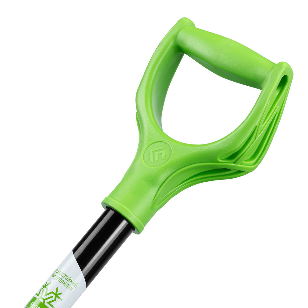 Лопата для уборки снега пластиковая, 400х417х1390 мм, алюминиевый черенок Palisad (61395)