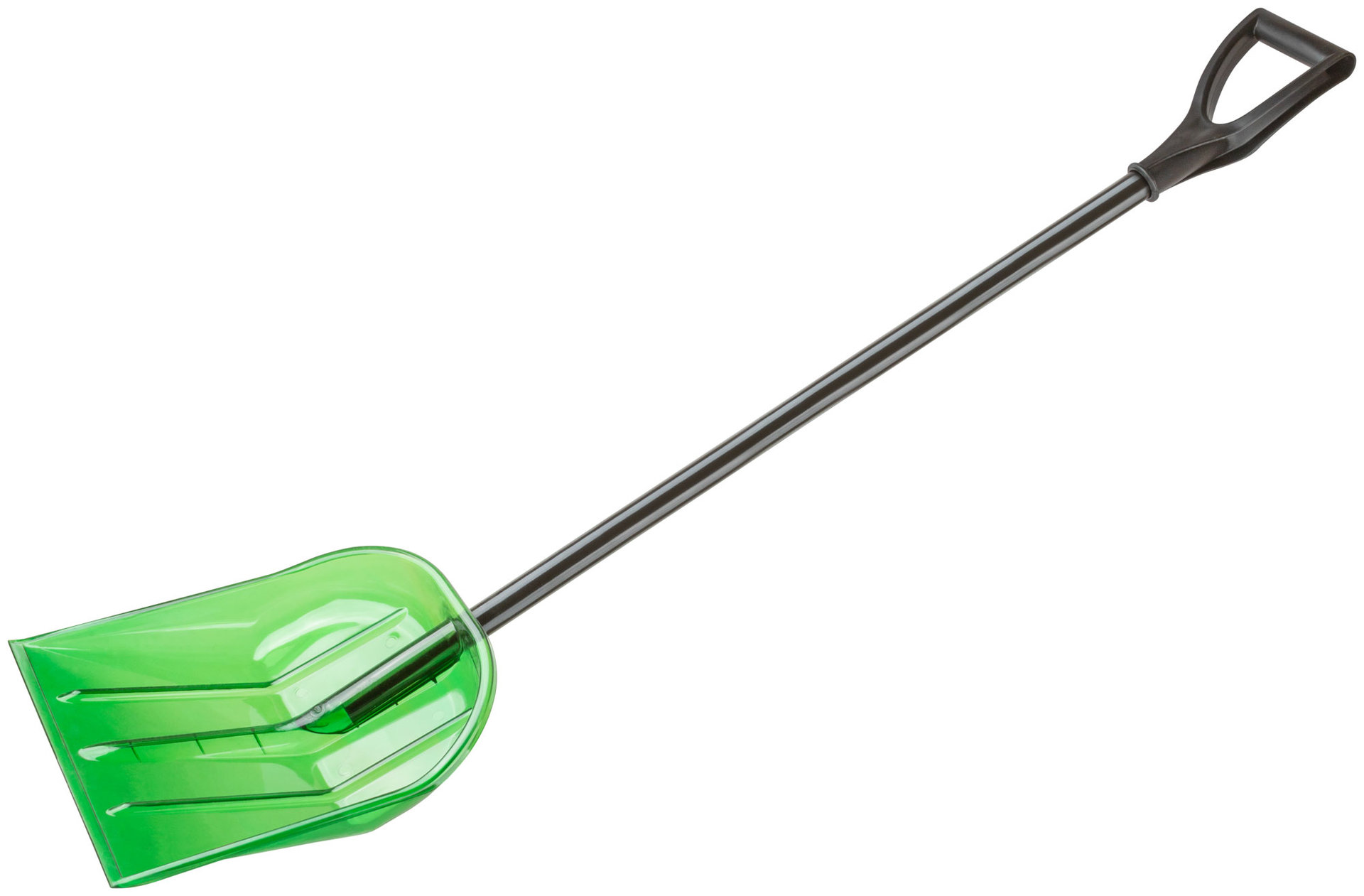 Лопата для уборки снега Профи поликарбонатная, алюминиевый черенок, малая 340х385х1350 мм (68113)
