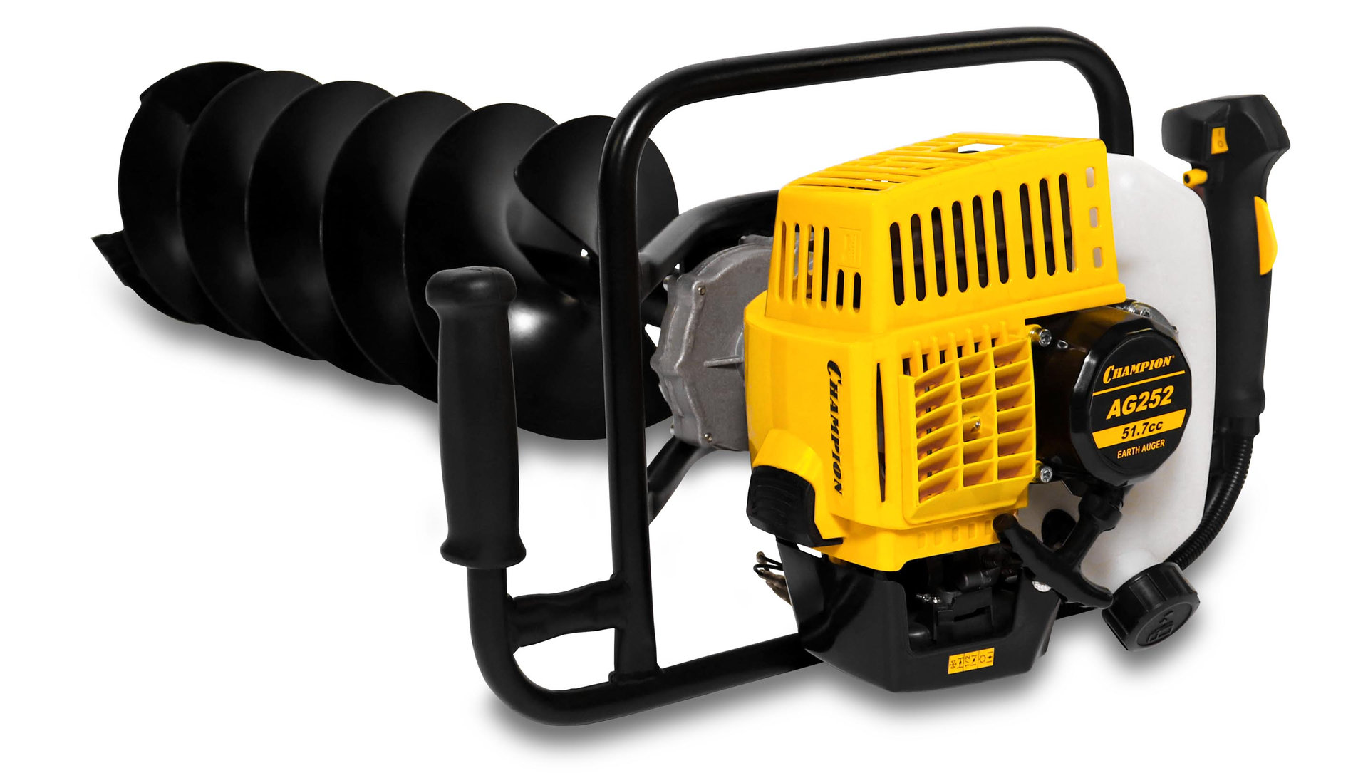 Мотобур 1,46кВт 51,7см? 9,2кг шнек 200?550 CHAMPION AG252