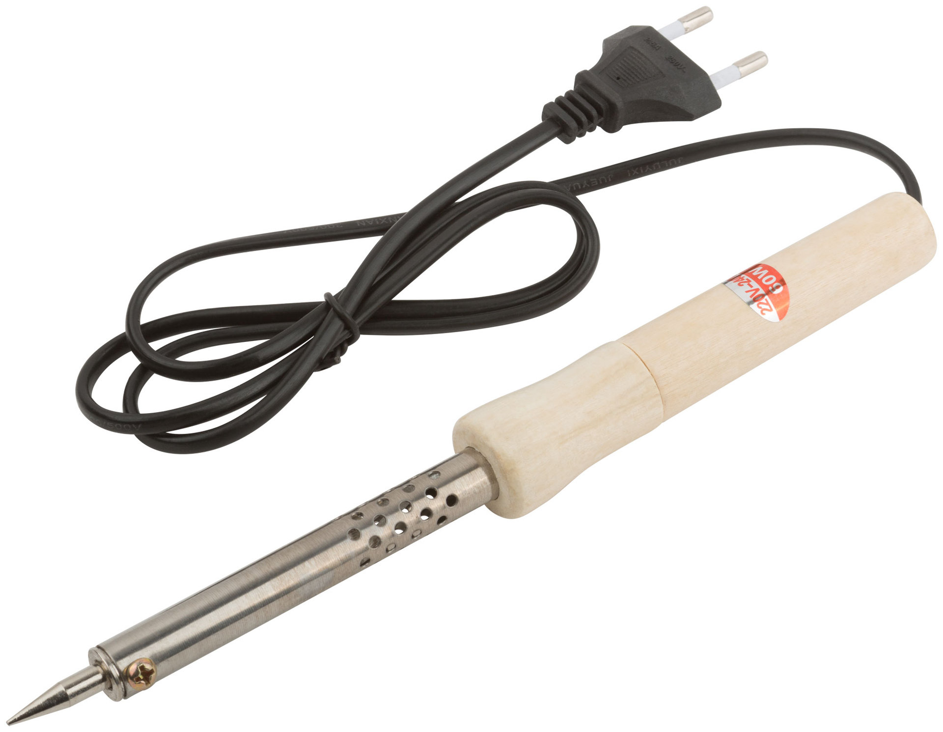 Паяльник деревянная ручка 60 Вт (60468М)