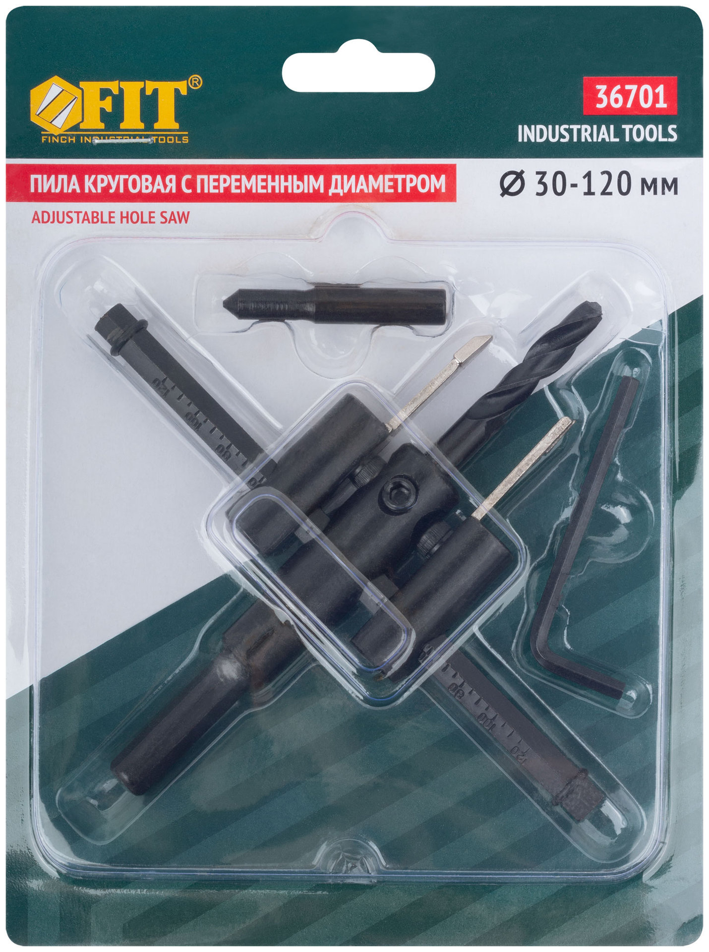 Пила круговая Балеринка, твердосплавные карбидные резцы 30-120 мм (36701)