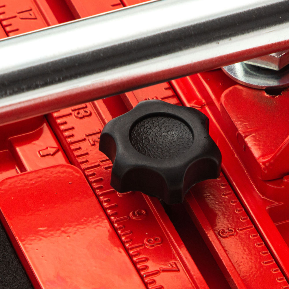 Плиткорез 400 х 16 мм, литая станина,каретка на подшипниках, усиленная рукоятка MTX (87605)