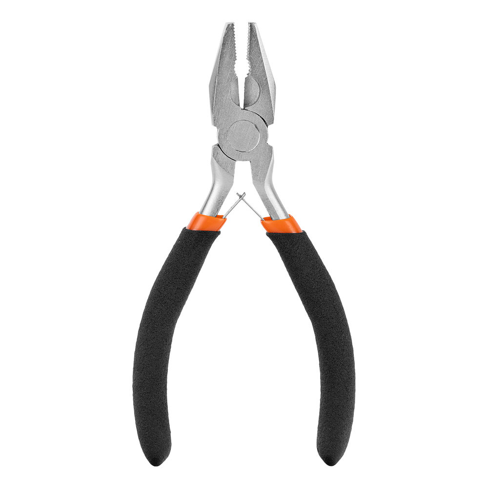 Плоскогубцы Mini, 130 мм, никелированные, авторазжим Sparta (17826)