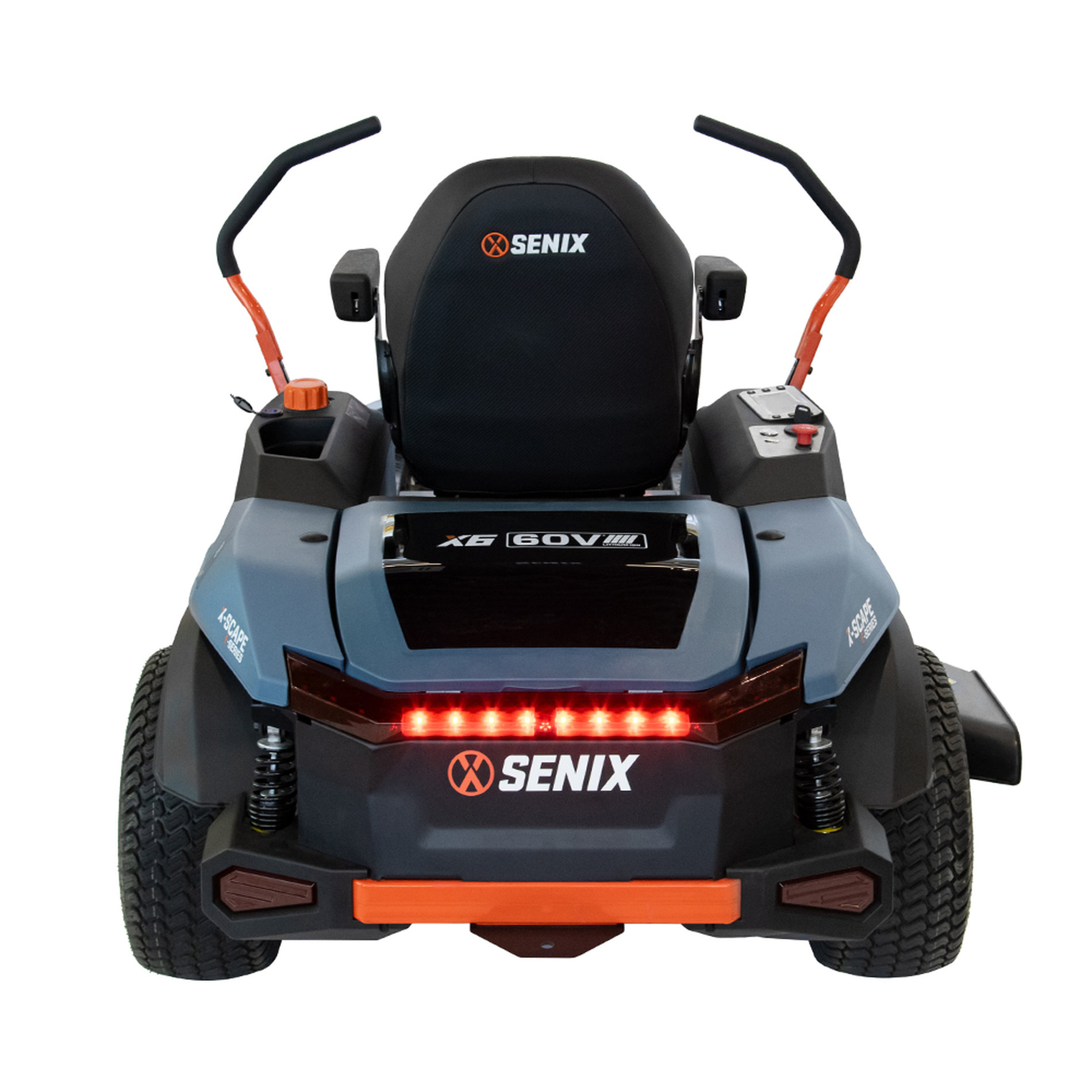 Райдер газонокосилка ZTR аккумуляторная ZTRX6-M-EU, 107см, с 4 АКБ 12Ач и зу 1600Вт, SENIX