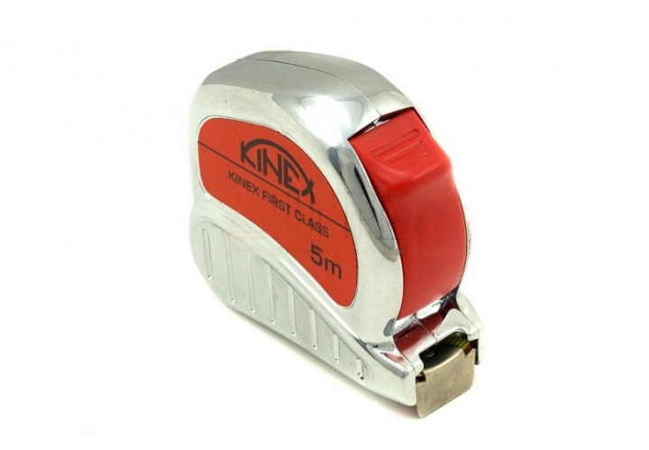Рулетка 10м метал. корп. KINEX