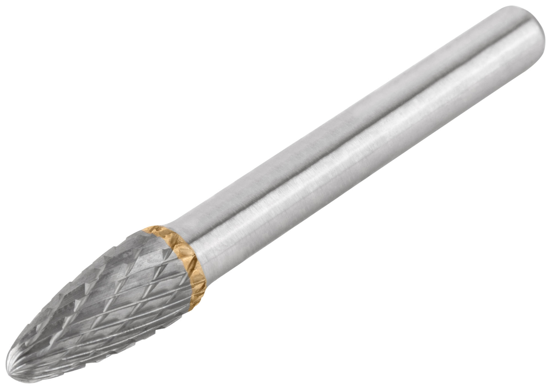 Шарошка карбидная, штифт 6 мм, тип F, параболическая 8х18х63 мм (36617)