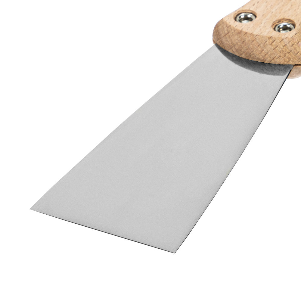 Шпательная лопатка из нержавеющей стали, 50 мм, буковая рукоятка, EFP Matrix (85611)