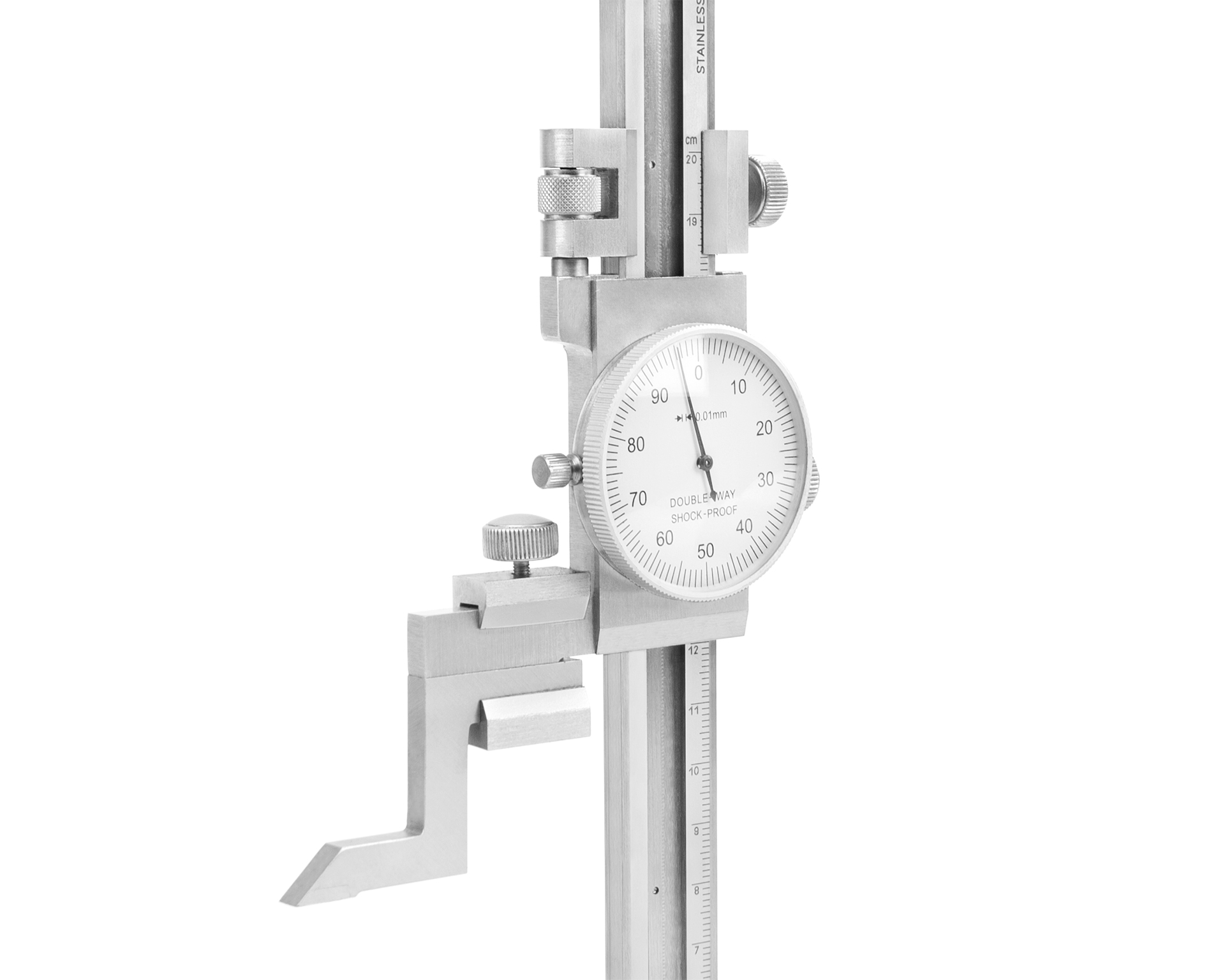 Штангенрейсмас ШРК- 300 0,01 с круг.шкалой Микрон