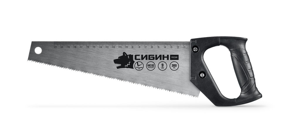 Компактная ножовка по дереву 300 мм СИБИН ТУЛБОКС 15053-30