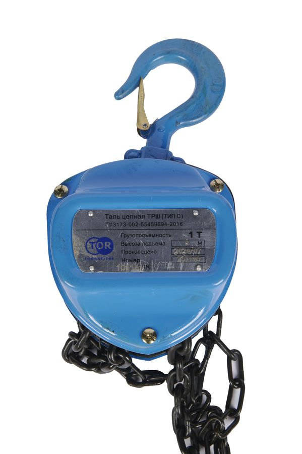 Таль ручная шестеренная TOR ТРШ C 1ТХ6М 4:1 PRO для тяжелых работ (101161)