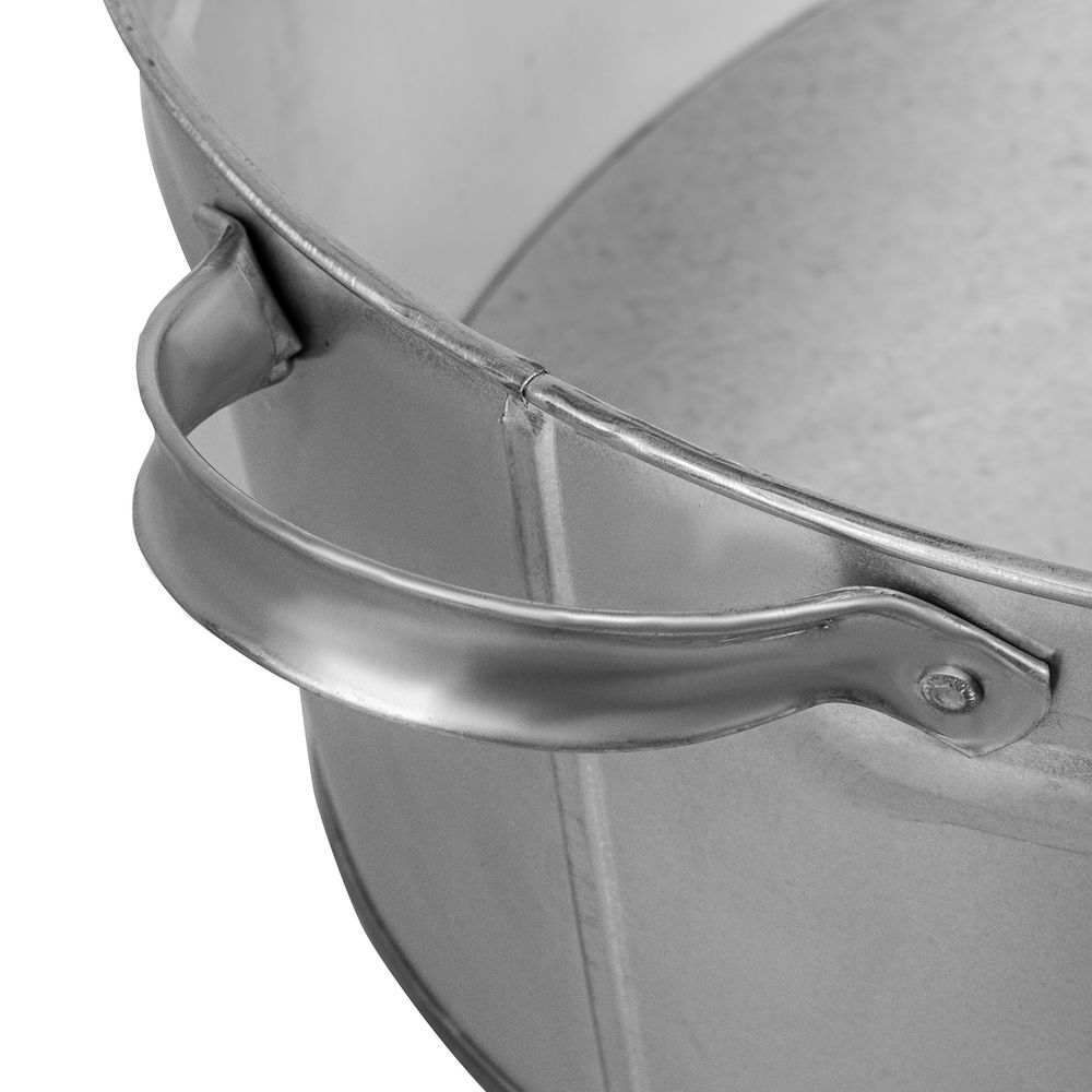 Таз оцинкованный овальный 23 литров (67587)