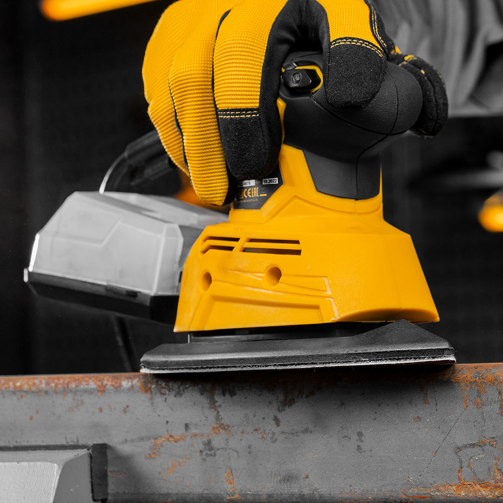 Треугольник абразивный на ворc. подложке под липучку, перф., P 320, 150х150х100 мм, 5 шт. Denzel (738677)