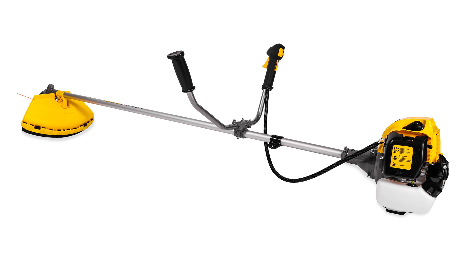 Триммер CHAMPION Т523S-2 неразъемн.прям. 1,4кВт 51,7см? 7,2кг HT21+40/255/25,4 U-ручка легк.старт