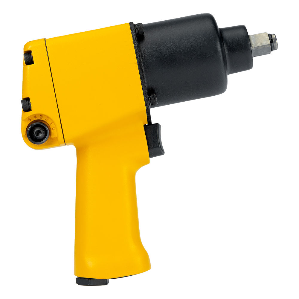 Ударный пневмогайковерт IW860+набор головок, 1/2, 7000 об/мин, 868 Нм Denzel (57473)