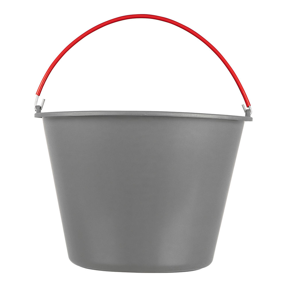 Ведро строительное пластмассовое 20 л, ударопрочное, обрезиненная ручка Matrix (81464)