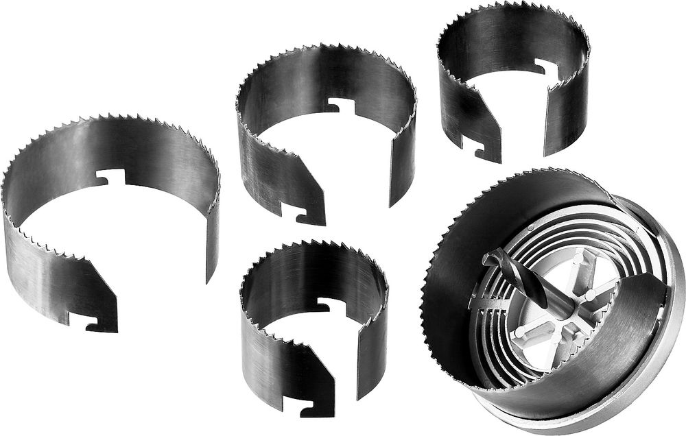 Пила кольцевая 60–73–80?42 мм по дереву наборная 5 шт ЗУБР 29595-H5-32