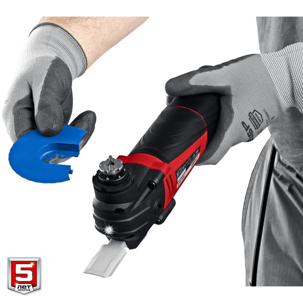 Реноватор 500 Вт кейс набор насадок OQIS ЗУБР МФИ-500 КН