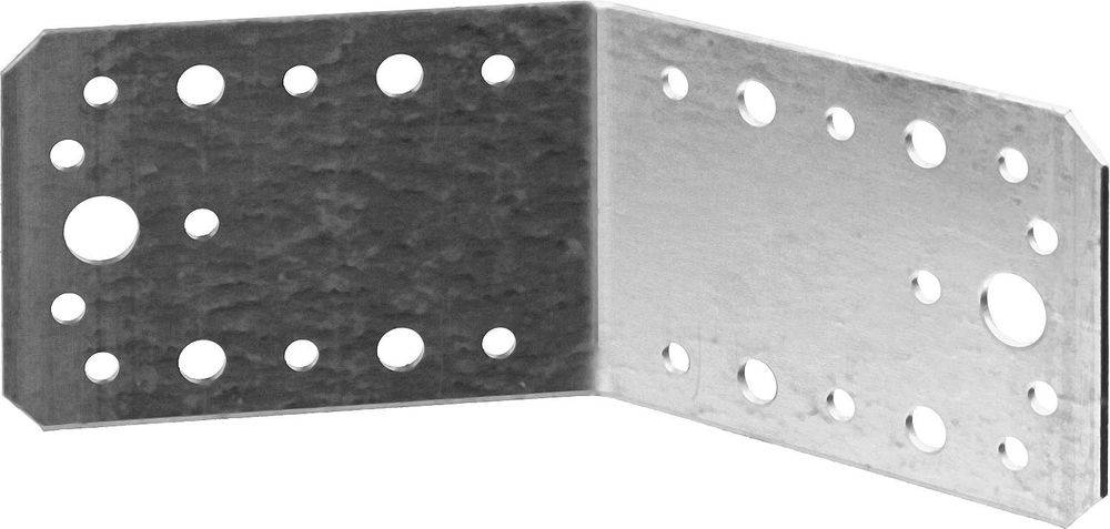 Крепежный уголок УК-135-2.0 90 x 105 x 105 x 2 мм, 135 град, цинк ЗУБР 310136-90-105