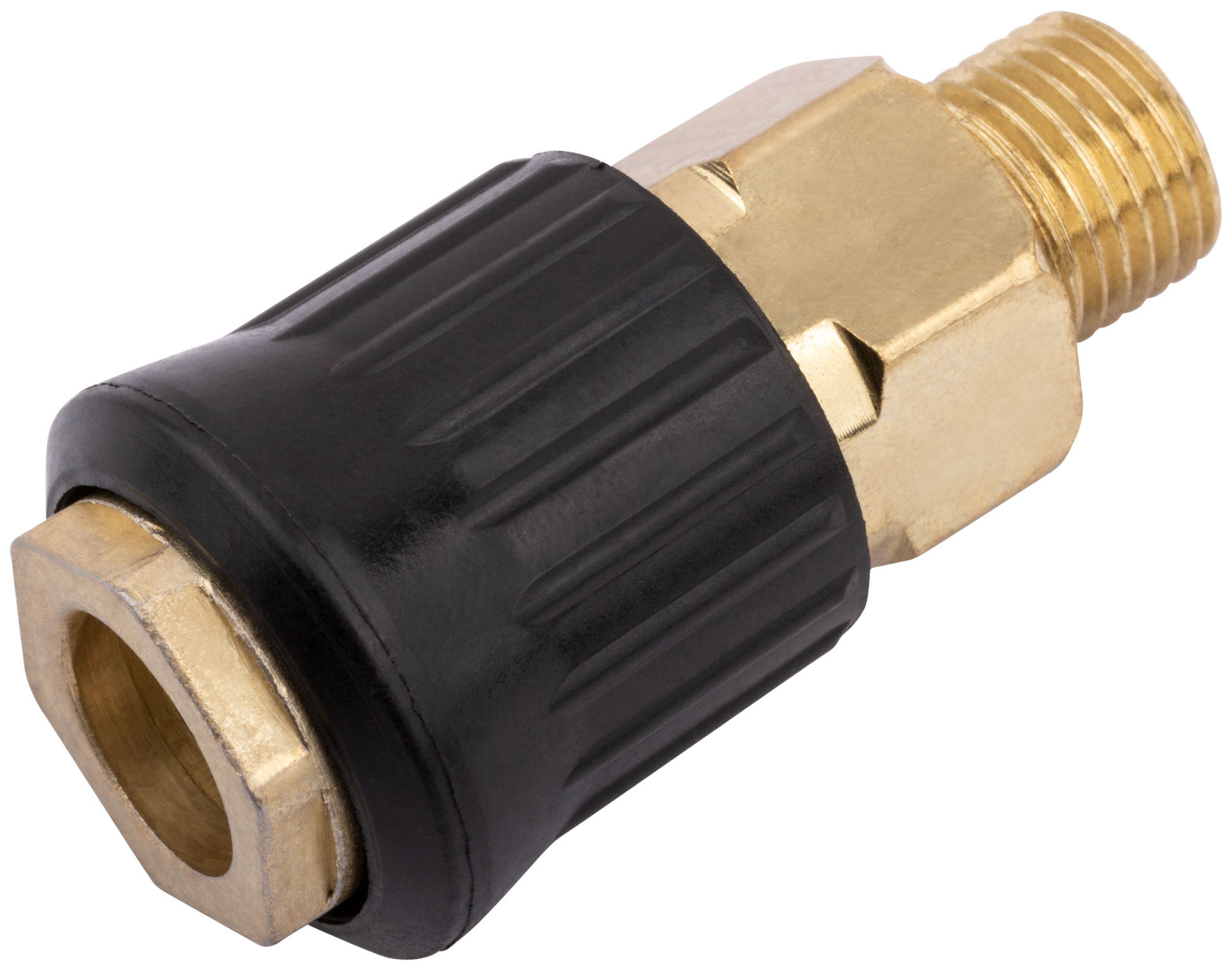 Адаптер быстросъемный с запорным клапаном с внешней резьбой 1/4 (81151)