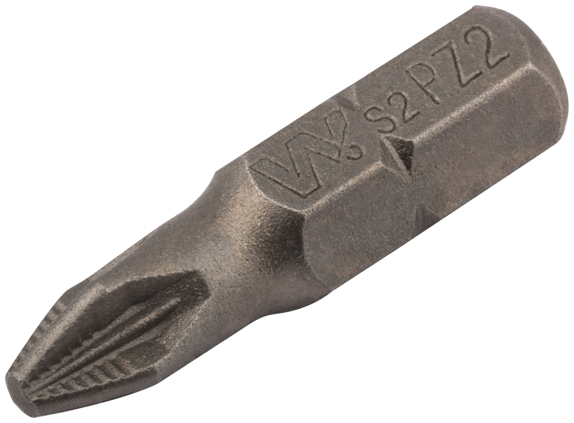 Биты WP, сталь S2, с насечкой, Профи, 25 мм PZ2, 20 шт. (57582)