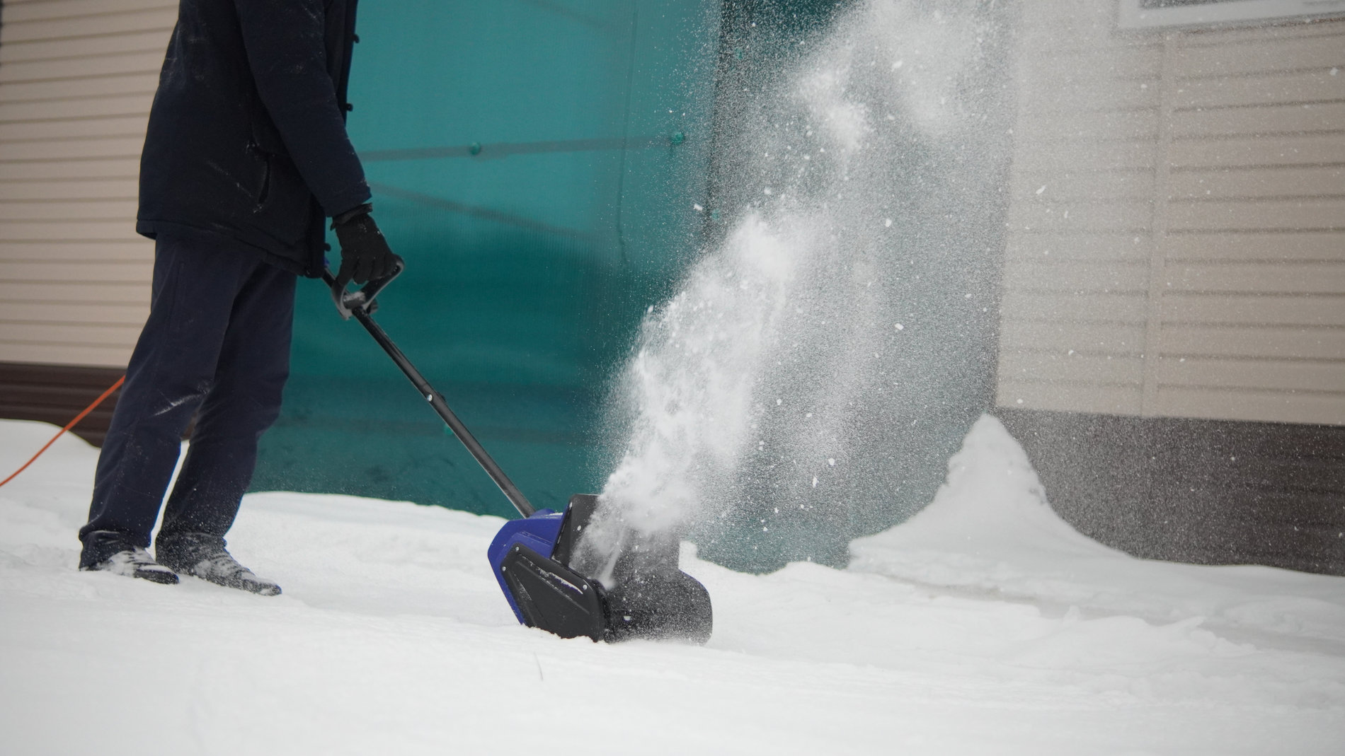 Электрическая лопата для снега (снегоуборщик) 1200Вт, 33см