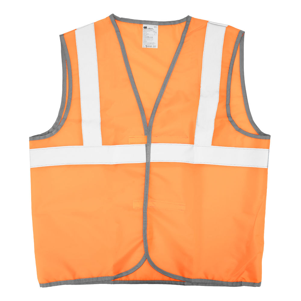 Жилет сигнальный, оранжевый, размер XL Сибртех (89513)