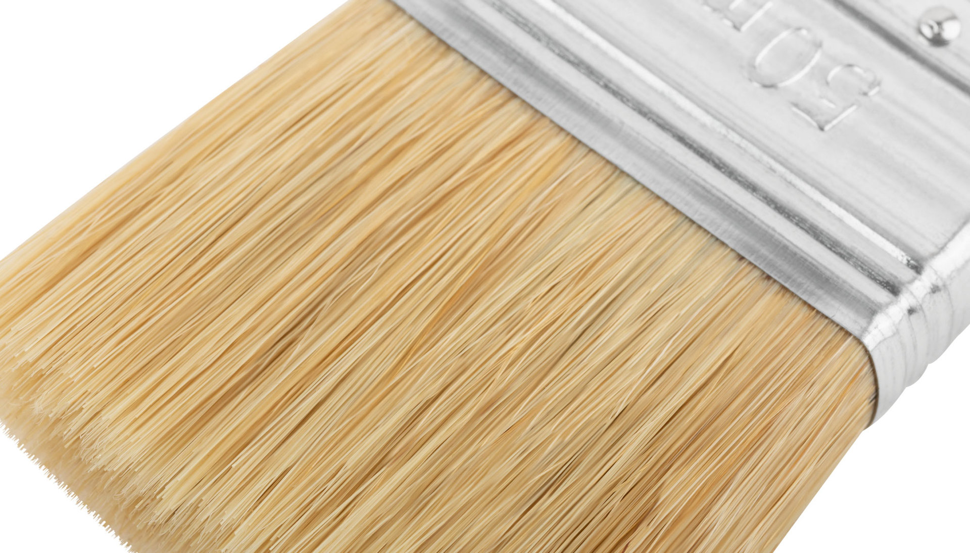 Кисть флейцевая, натур. щетина, 55% топс, лакиров.ручка, ширина 50 мм (30-0013)