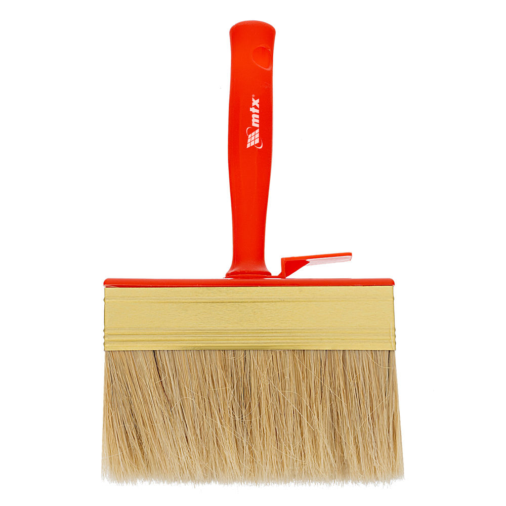 Кисть-ракля, 40 х 140 мм, натуральная щетина, пластмассовый корпус, пластмас. ручка MTX (84123)