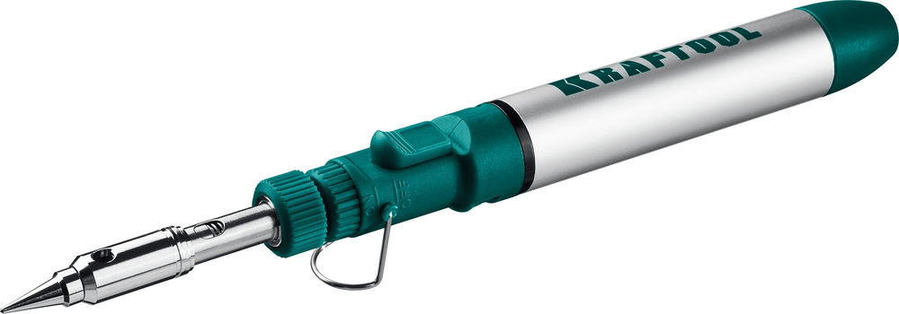 Газовый паяльник SolderGas, 70 A, 30–70 Вт, 1300°С, горелка, фен, набор 3 в 1 KRAFTOOL 55504-H3