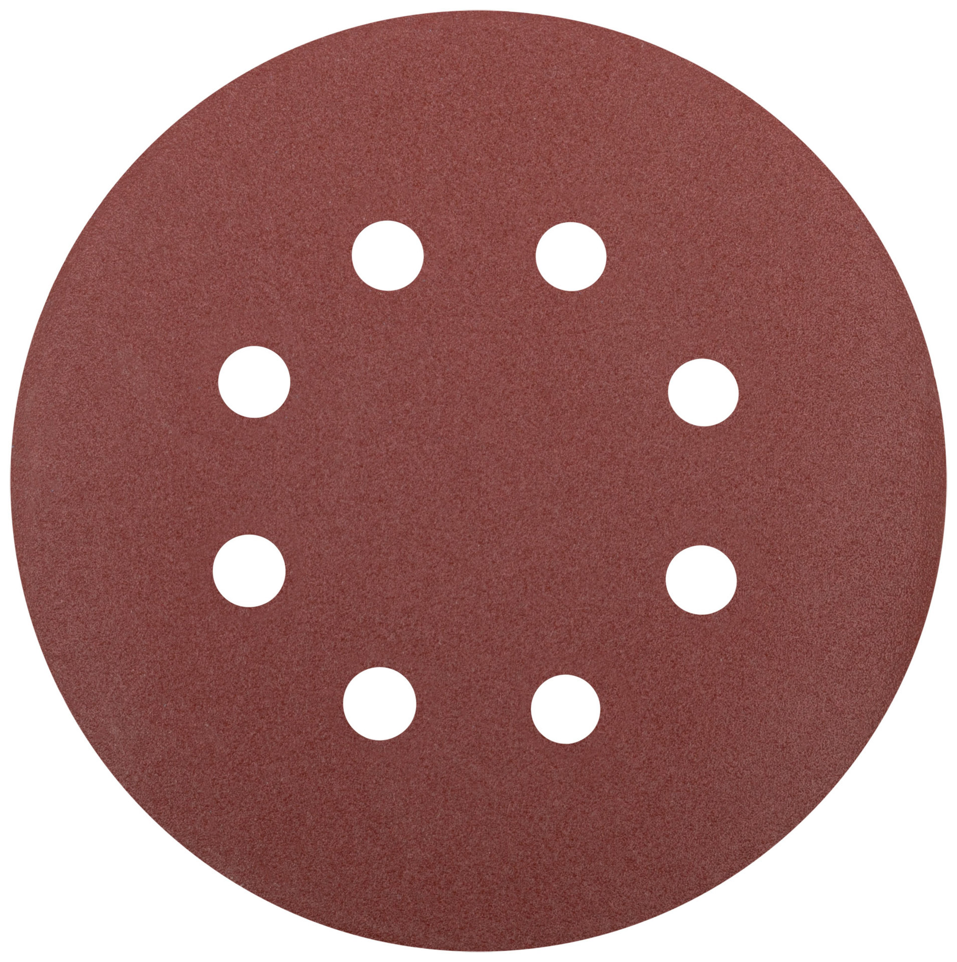 Круги шлифовальные с отверстиями (липучка), алюминий-оксидные, 125 мм, 5 шт. Р 180 (39788)
