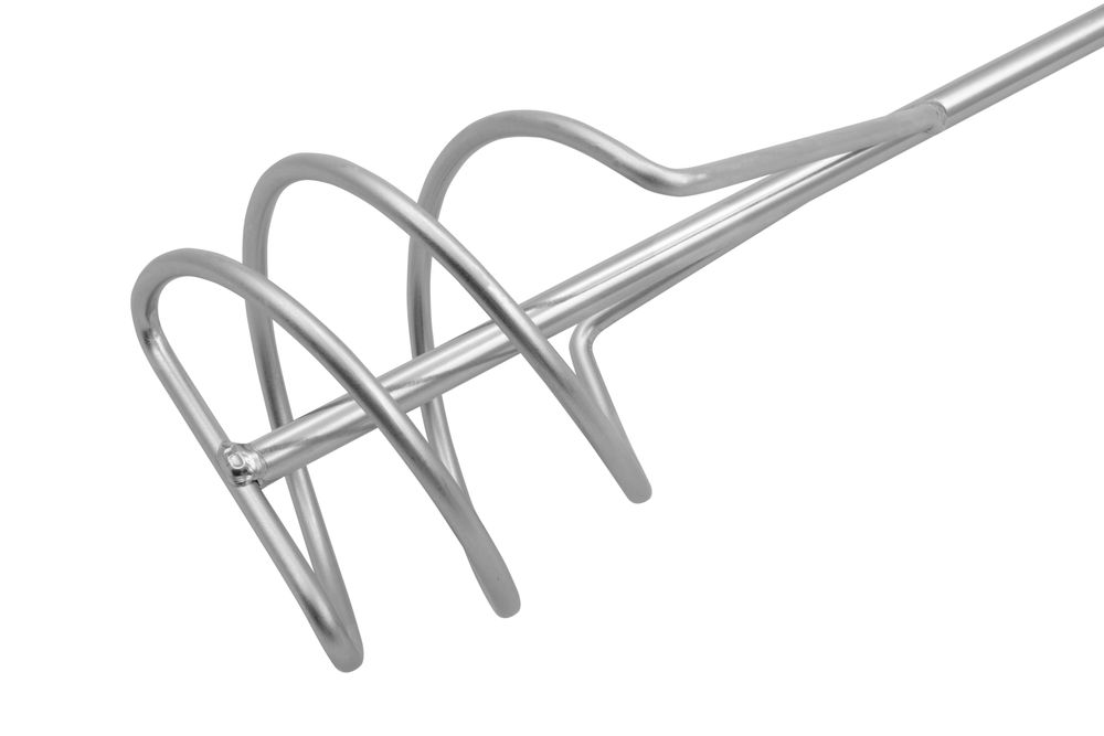 Миксер для песчано-гравийных смесей, 100 х 450 мм, оцинкованный, хвостовик SDS Plus Denzel (848277)