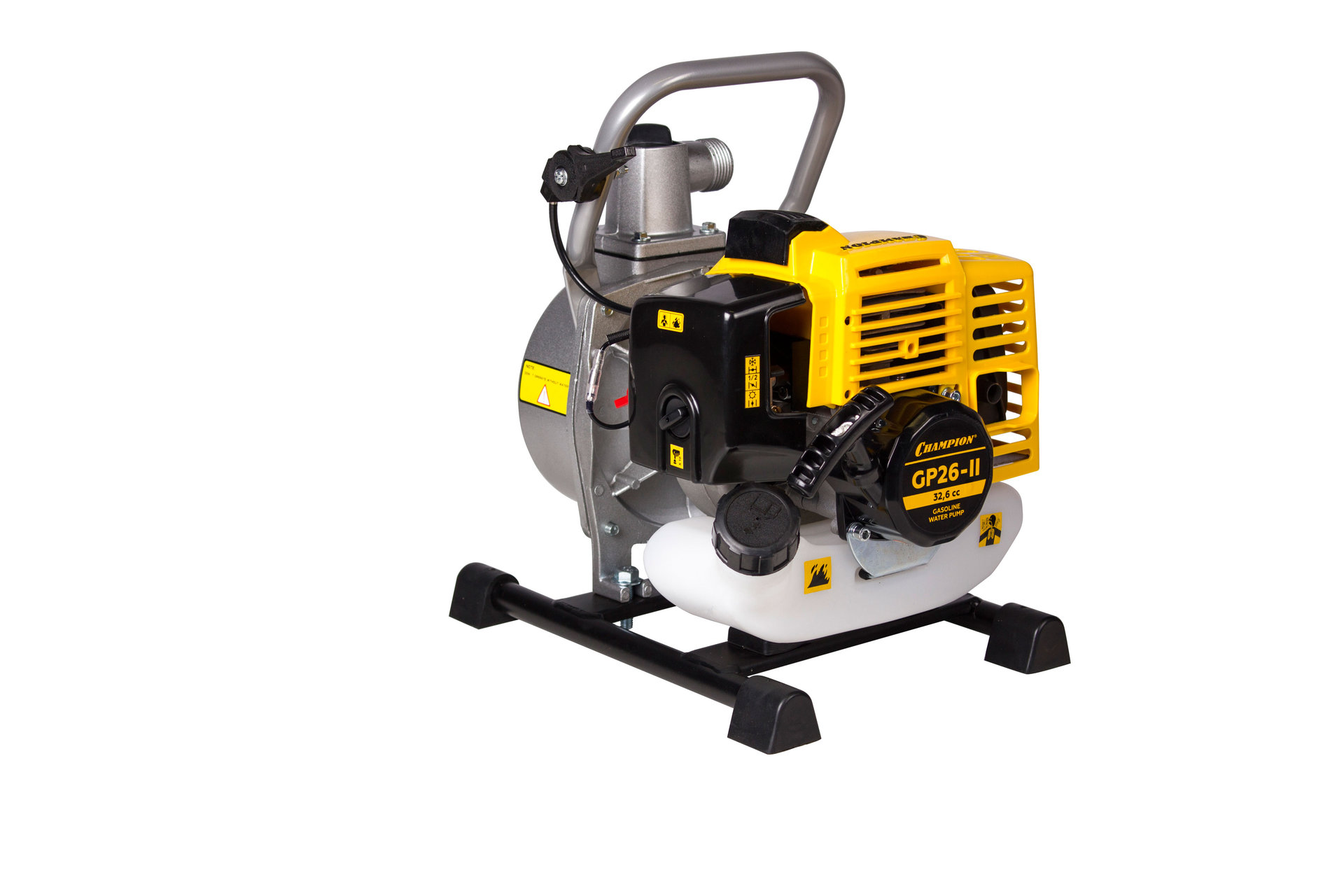 Мотопомпа CHAMPION GP26-II (1 130л/мин 8/30м 1,22лс 2Т 0,7л 7кг, легкий старт) (GP26-II)