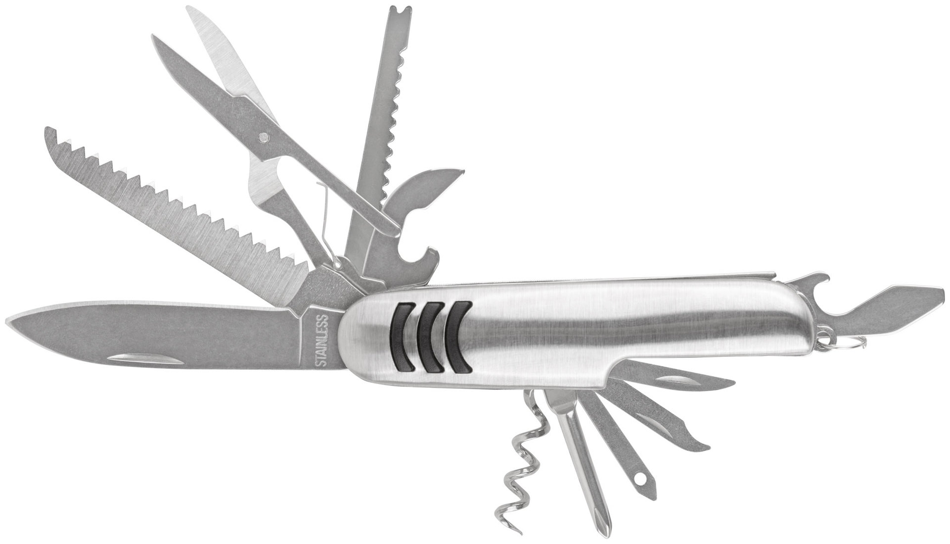 Нож складной, лезвие нержавеющая сталь 12 функций (10546)