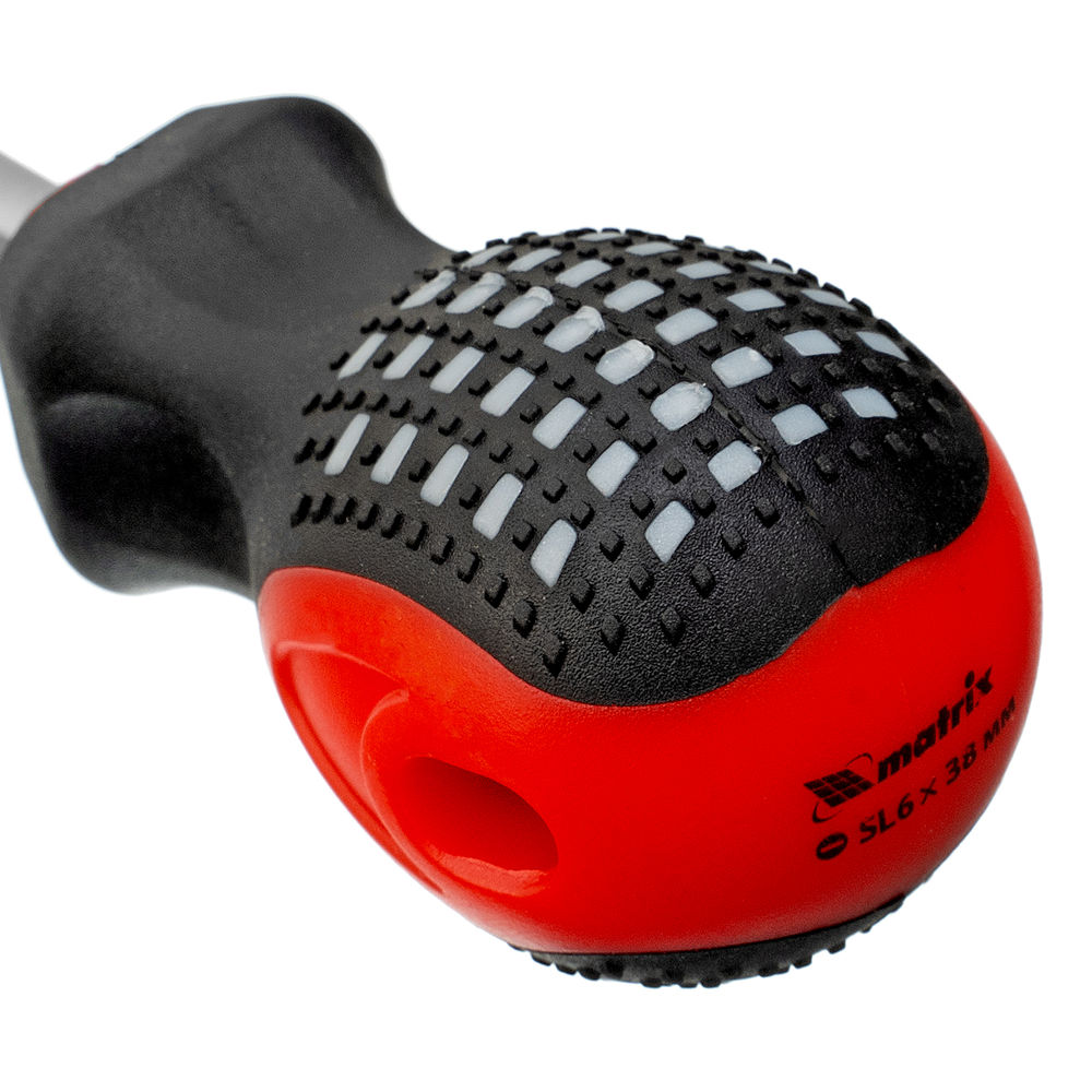 Отвертка Fusion, SL6 х 38 мм, CrV, трехкомпонентная рукоятка Anti slip Matrix